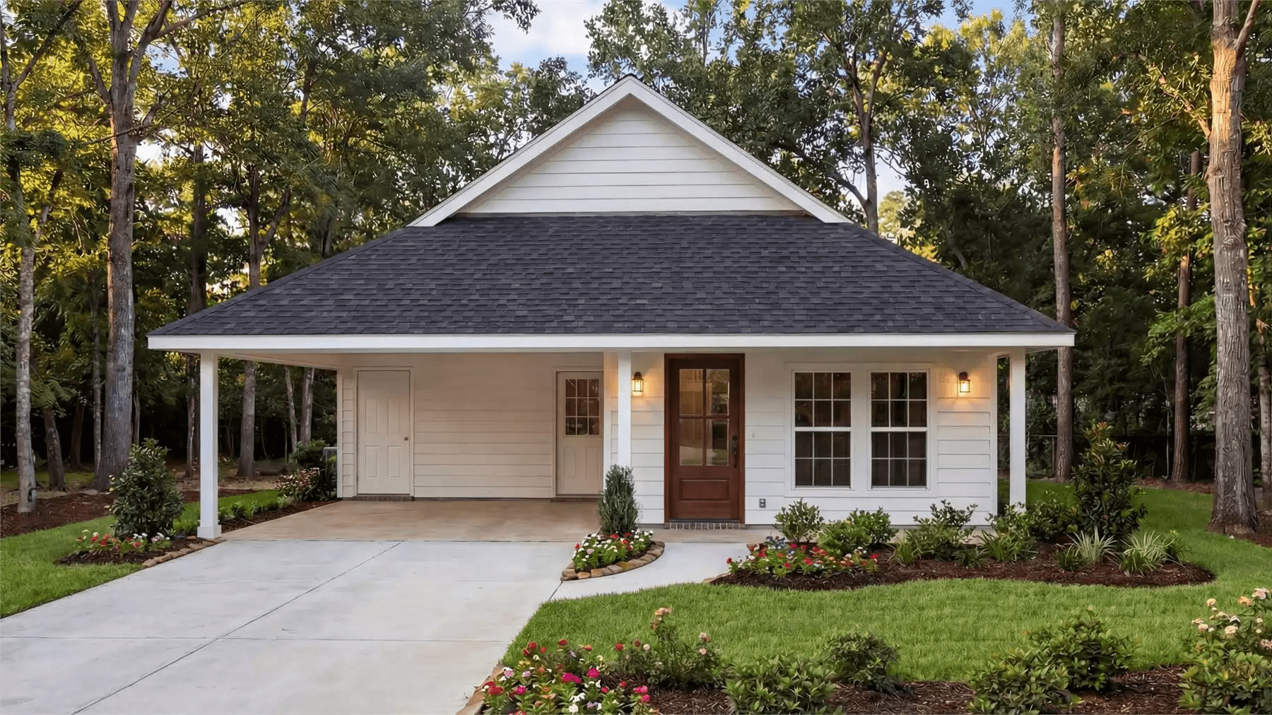 Custom home exterior remodeled by a remodeling contractor in Dyersburg, TN